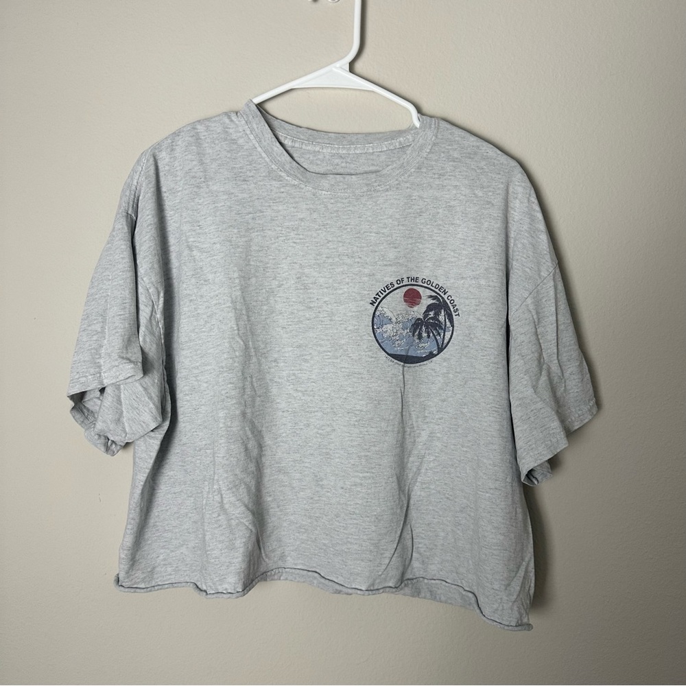Brandy Melville Golden Coast Oversized Boyfriend Fit Tee